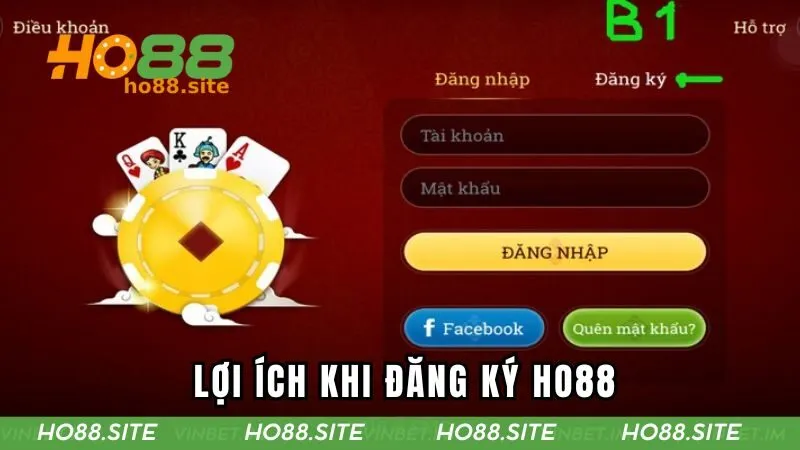 Ích lợi của việc đăng ký HO88