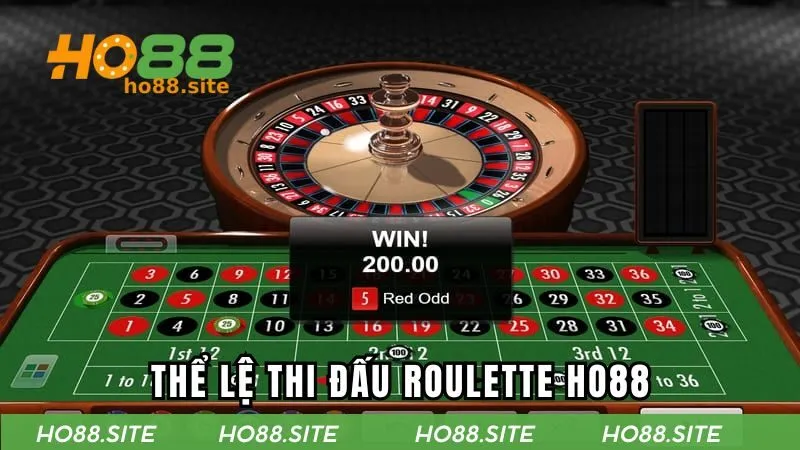 Thể lệ thi đấu Roulette HO88 tân thủ cần biết